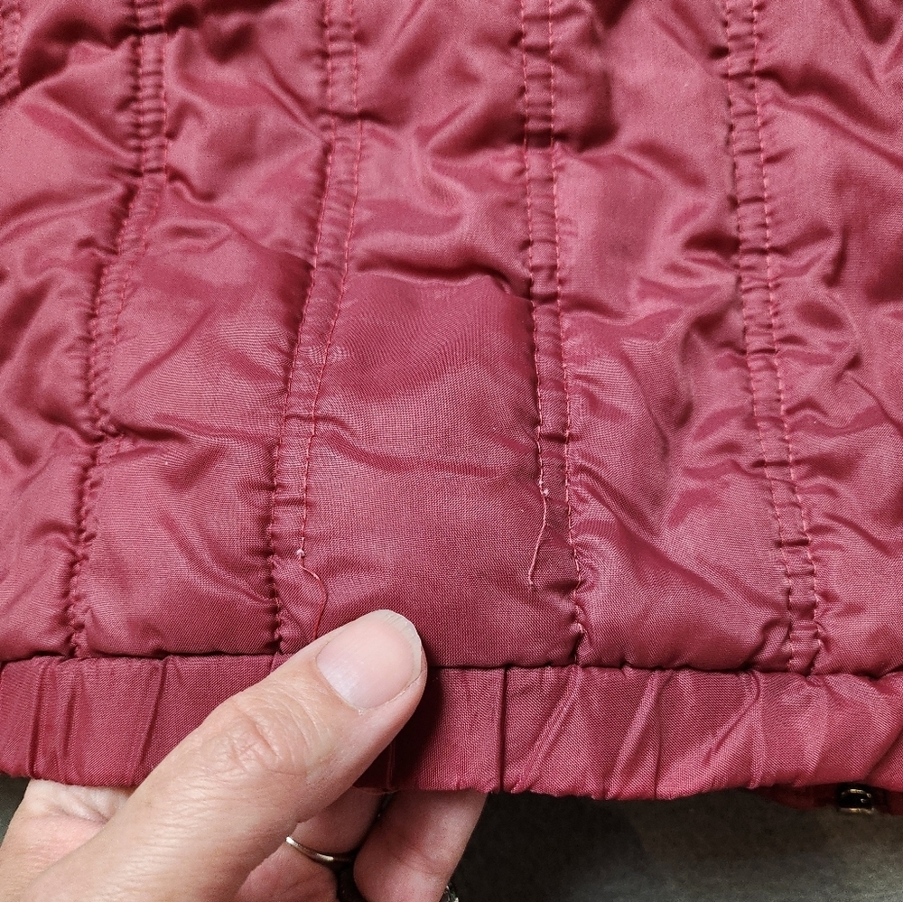 Vintage Pink Puffer Jacket - Picture 5 of 8